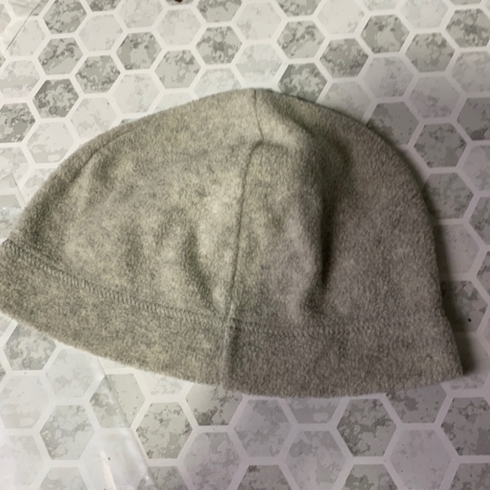 Kids Gray Fleece Winter Hat Cap